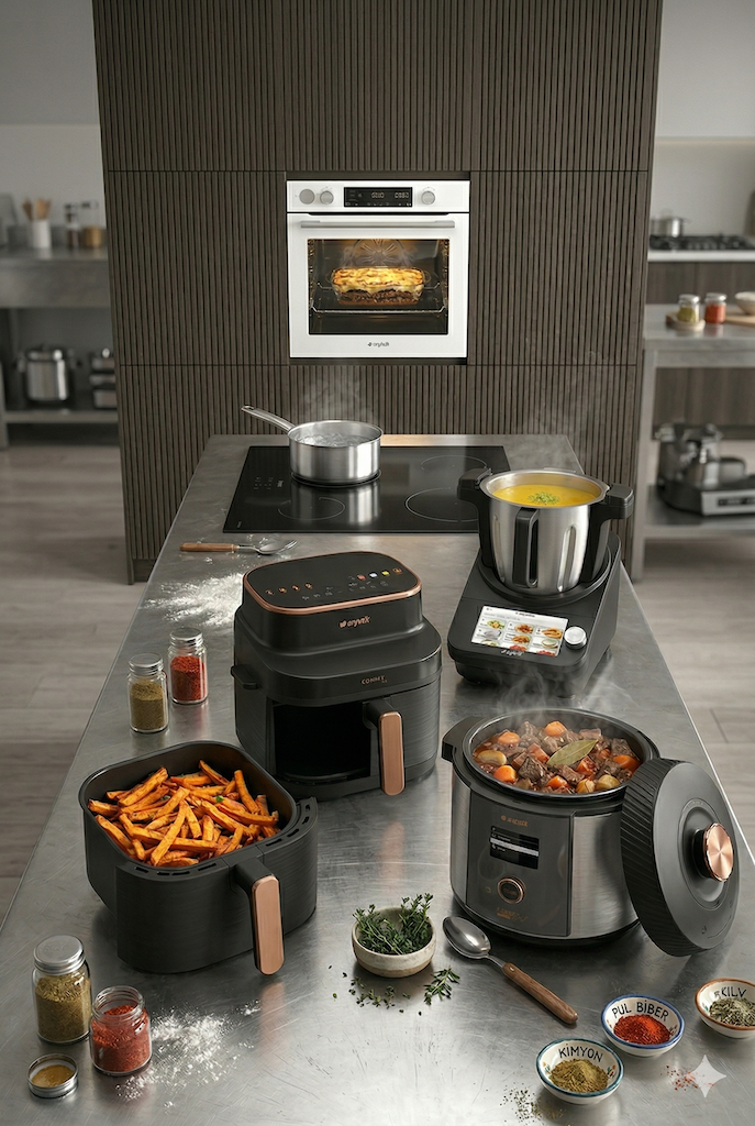 Gurme Steamfry cooking